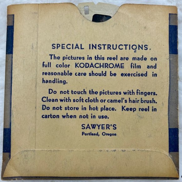 Vintage View-Master Reel 278 Boston Mass. (Hand Lettered) - Picture 5 of 5